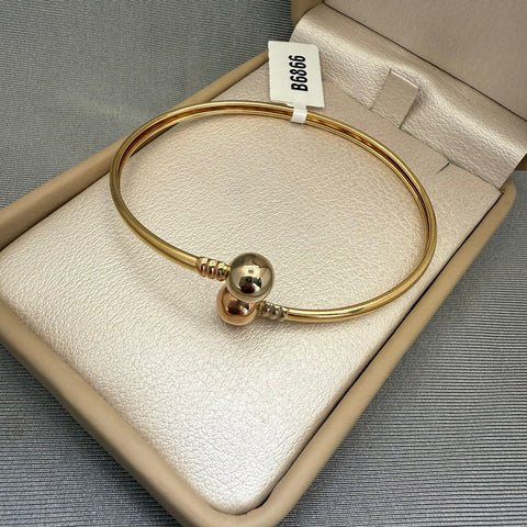 Aro tu y yo Tres oros 18k 4,7 Gr / 18 Cm
