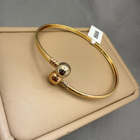 Aro tu y yo Tres oros 18k 4,7 Gr / 18 Cm