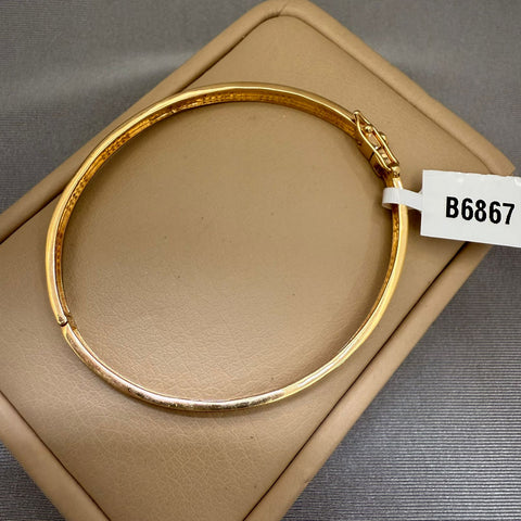 Aro sello casting Oro amarillo 18k 12,05 Gr / 4,8 mm / 18,5 Cm