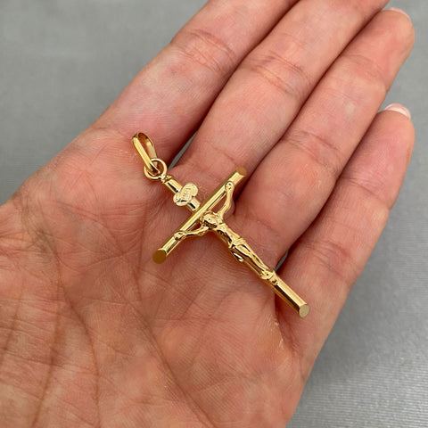 Dije cruz cristo Oro amarillo 18k 1,5 Gr / 4,8 Cm