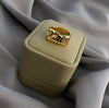 Anillo nombre Iris (POR FABRICACION) Oro amarillo 18k / Talla 7 / 7,3 Gr