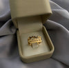 Anillo nombre Iris (POR FABRICACION) Oro amarillo 18k / Talla 7 / 7,3 Gr
