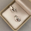 Argollas lisa y casting (POR FABRICACION) Oro blanco 18k / Talla 7 - 9 / 16,0 Gr