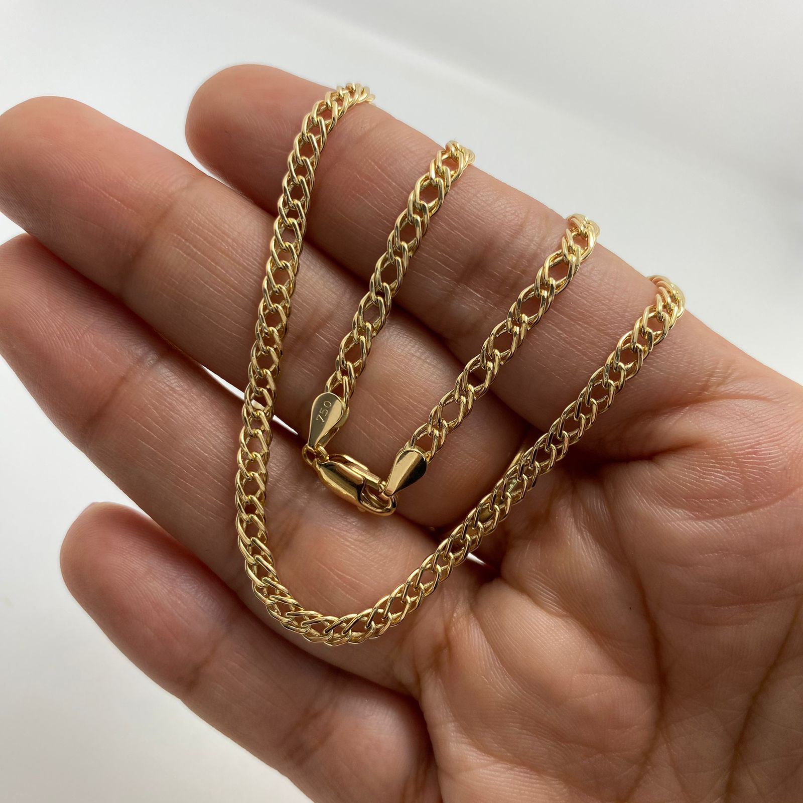 Cadena It doble aro Oro amarillo 18k 6,0 Gr / 3,35 mm / 60 Cm