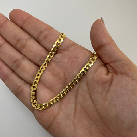 Pulso It cubano Oro amarillo 18k +1 / 3,95 Gr / 4,85 mm / 19 Cm