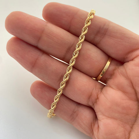 Pulso It lazo Oro amarillo 18k +1 / 3,0 Gr / 3,25 mm / 18,5 Cm