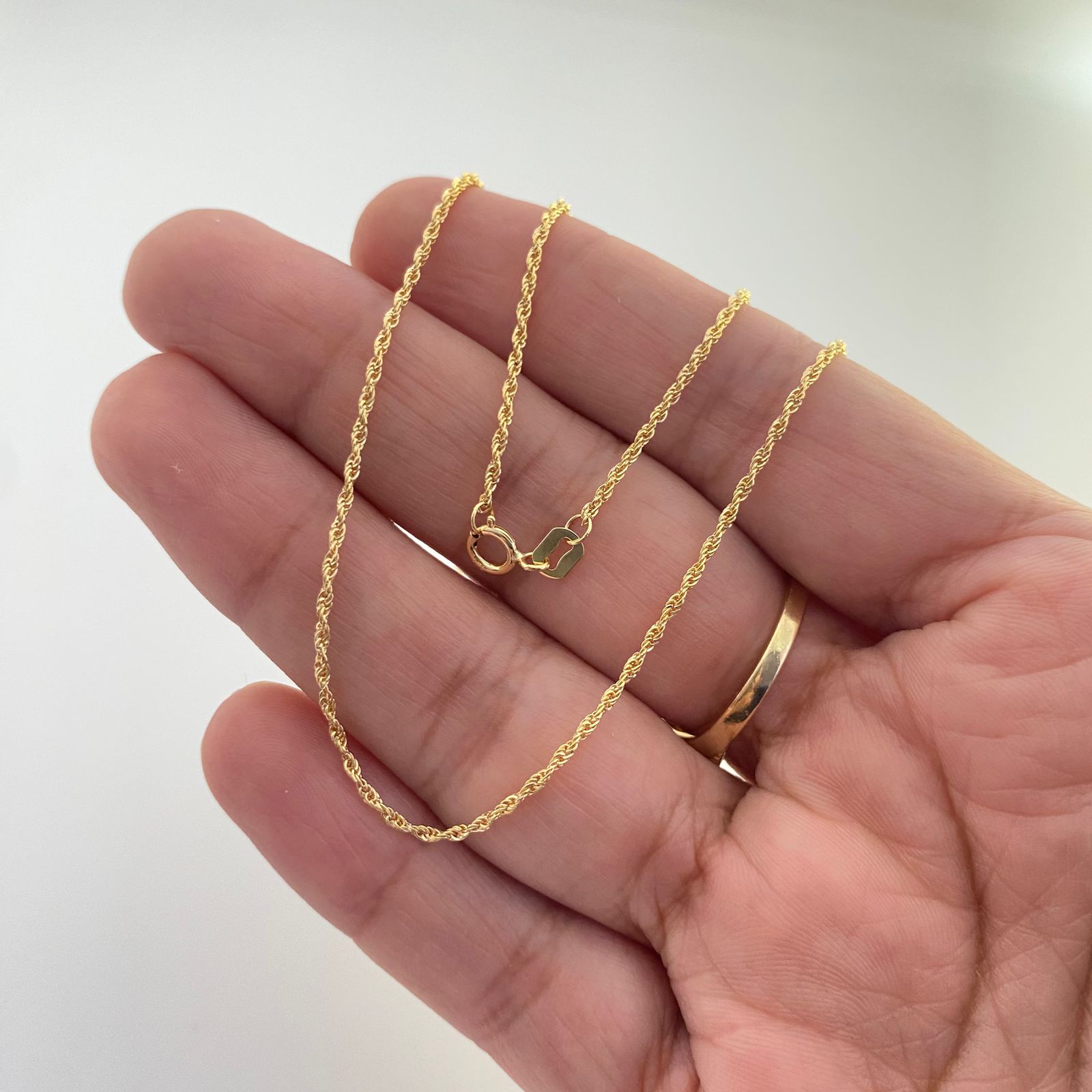 Cadena It mini lazo Oro amarillo 18k +1 / 1,0 Gr / 1,0 mm / 50 Cm