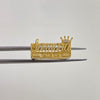 Anillo nombre Samara corona casting (POR FABRICACION) Oro amarillo 18k / Talla 7 / 6,65 Gr