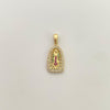 Dije virgen guadalupe altar ovalado  Oro amarillo 18k 2,3 Gr / 2,5 Cm