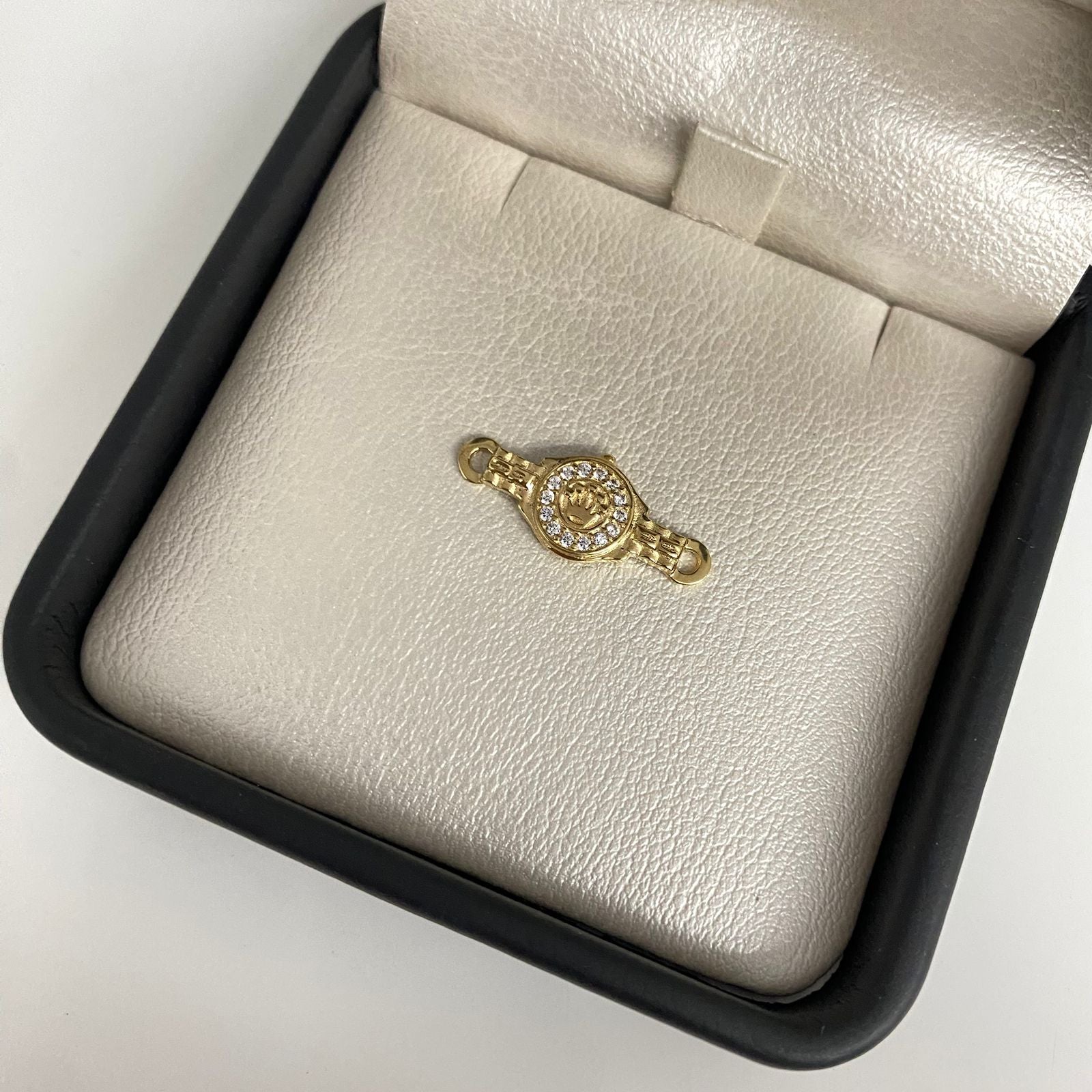 Herraje corona rx tipo reloj Oro amarillo 18k 1,2 Gr / 2,2 Cm