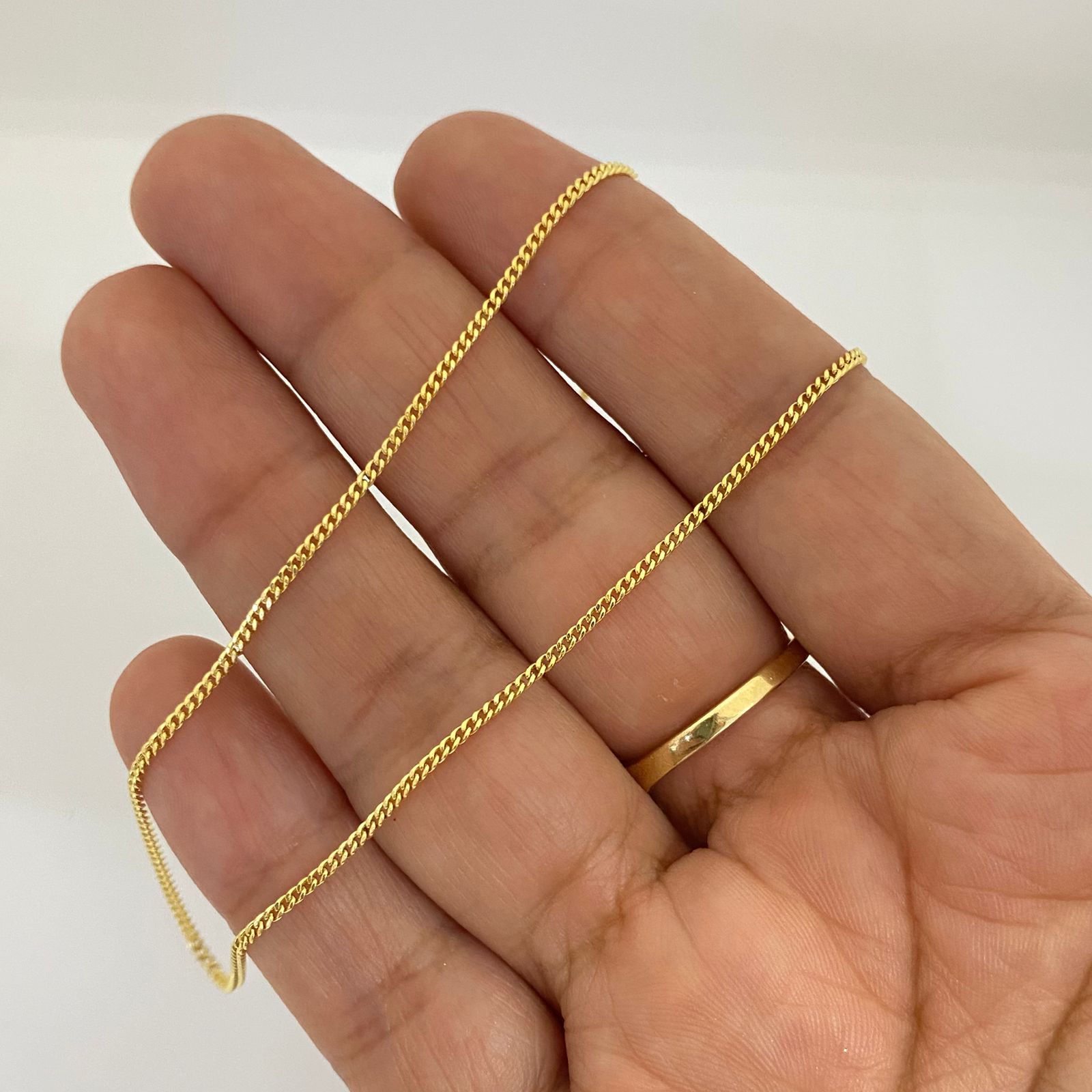 Cadena It mini cubana Oro amarillo 18k 1,75 Gr / 1,35 mm / 45 Cm