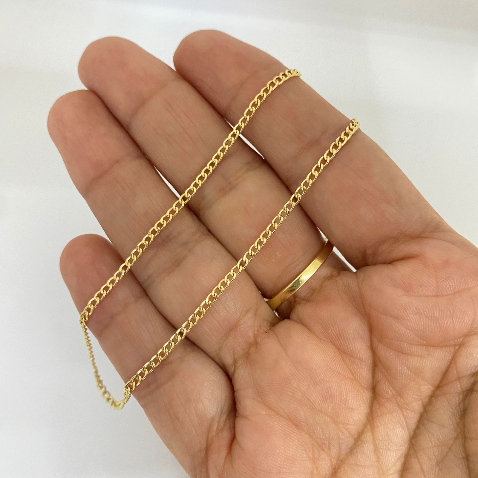 Cadena It cubana Oro amarillo 18k 2,25 Gr / 1,85 mm / 45 Cm