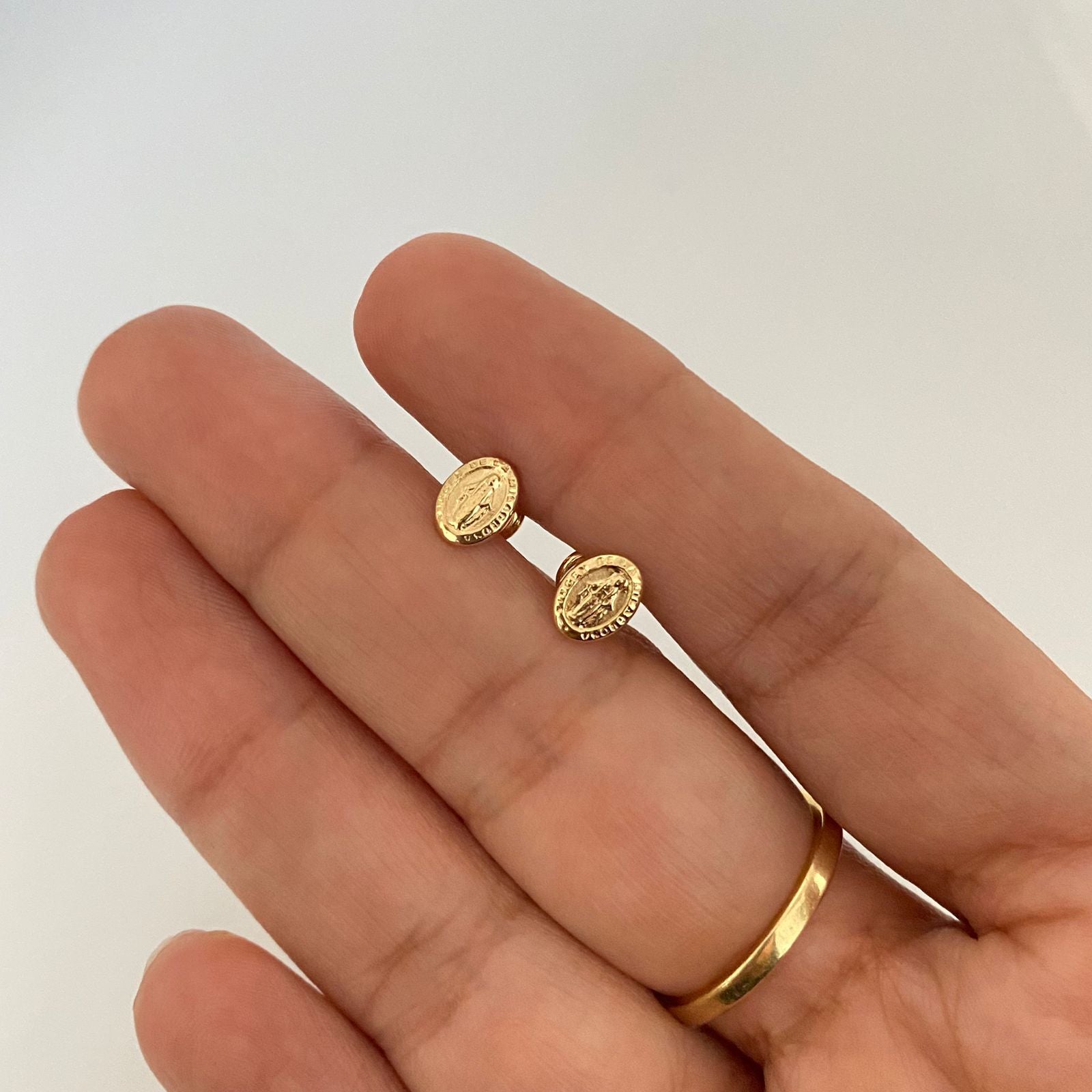 Topos virgen milagrosa Oro amarillo 18k 0,65 Gr / 5,5 mm