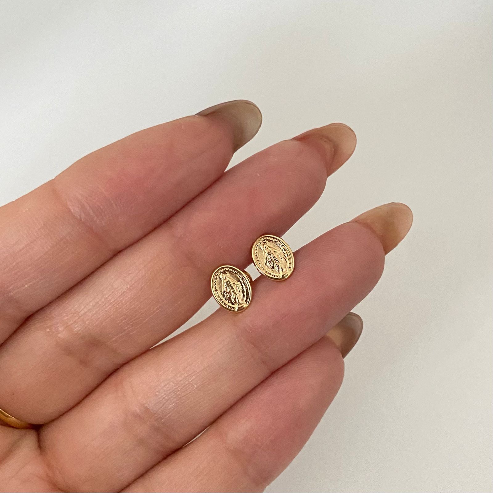 Topos virgen milagrosa Oro amarillo 18k 0,65 Gr / 5,05 mm