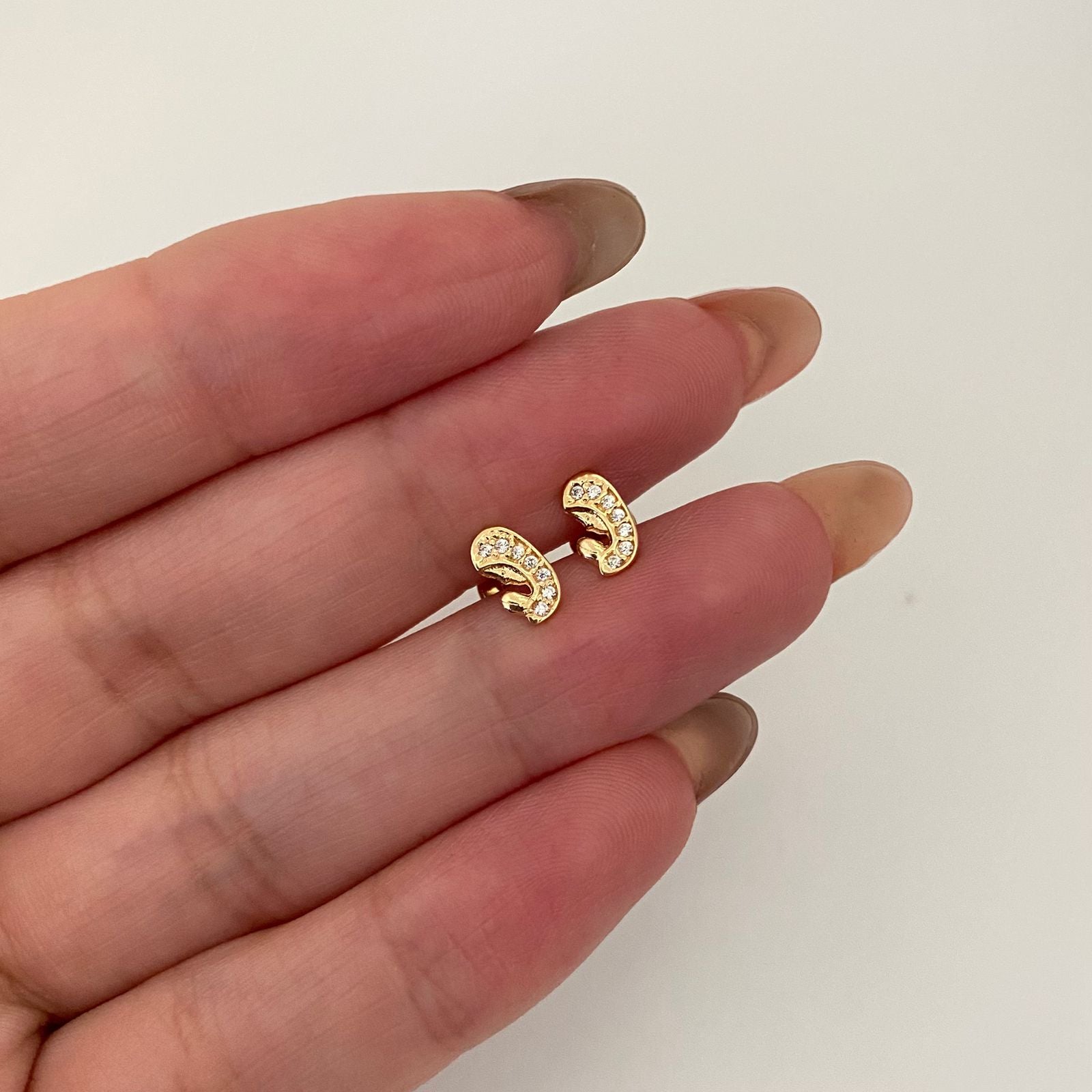 Topos virgen orando Oro amarillo 18k 0,95 Gr / 4,45 mm