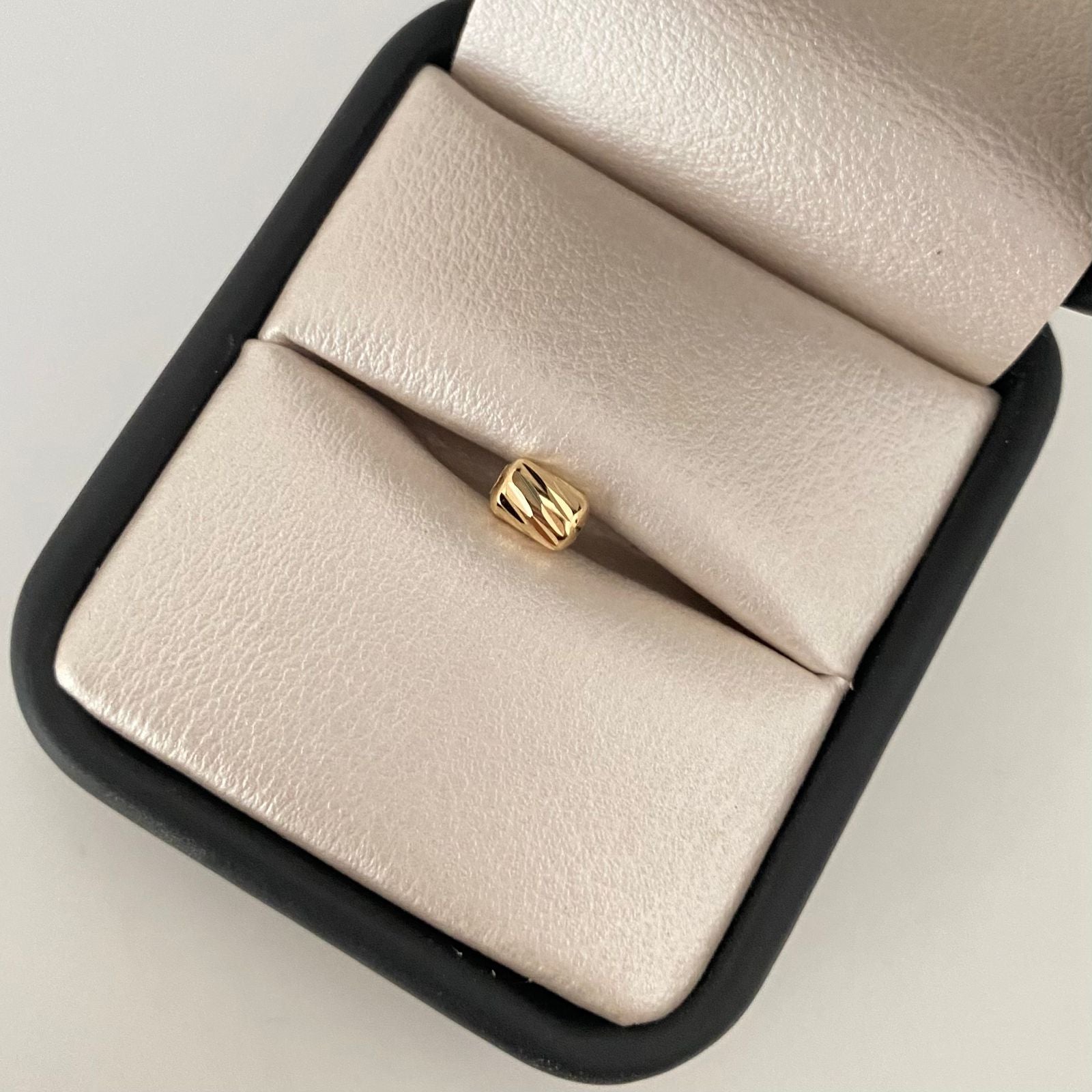 Herraje cilindro diamantado Oro amarillo 18k 0,2 Gr
