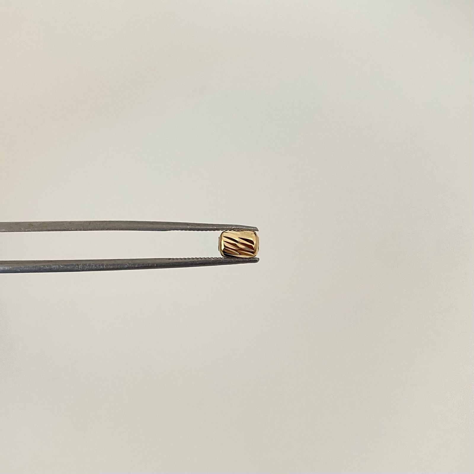 Herraje cilindro diamantado Oro amarillo 18k 0,2 Gr
