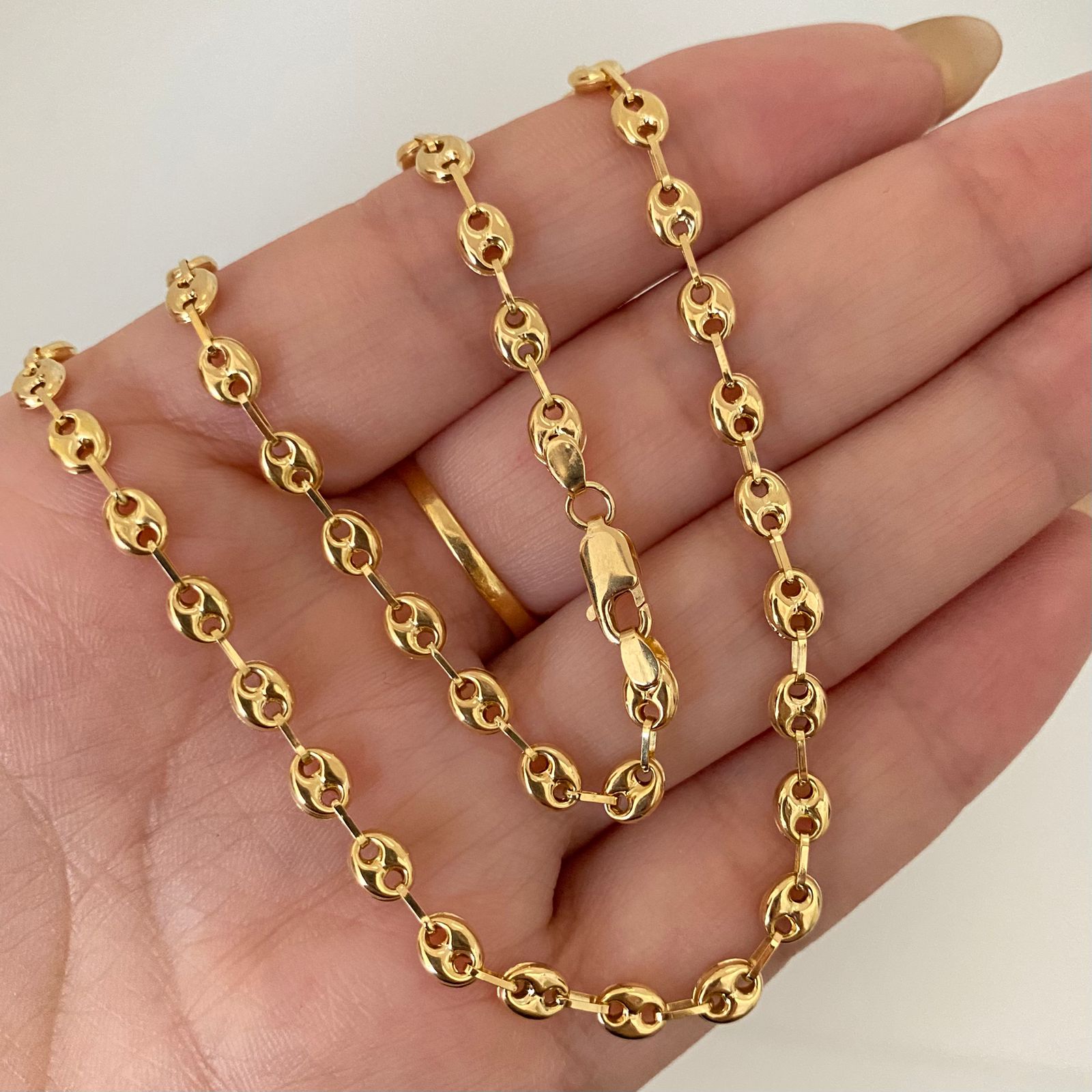 Cadena gc Oro amarillo 18k 8,90 Gr / 4,25 mm / 60 Cm Broche 0,60