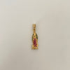 Dije silueta virgen guadalupe casting Oro amarillo 18k 2,2 Gr / 2,8 Cm