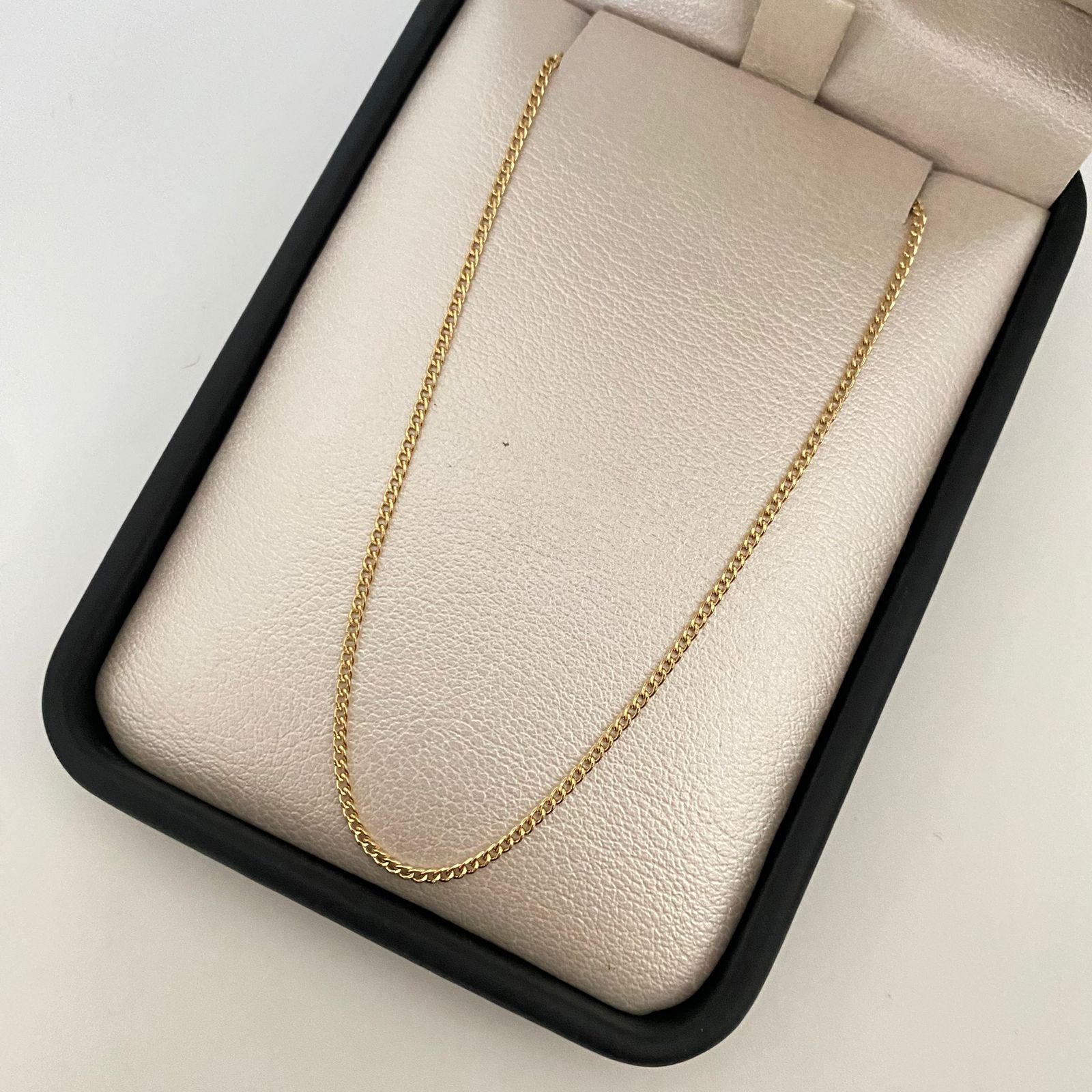 Cadena It mini cubana Oro amarillo 18k 1,95 Gr / 1,4 mm / 60 Cm