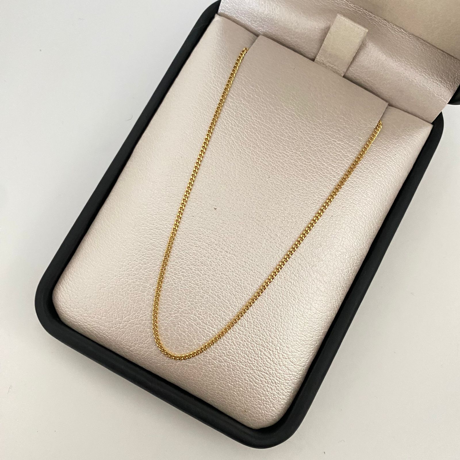 Cadena It mini cubana Oro amarillo 18k 2,25 Gr / 1,35 mm / 60 Cm
