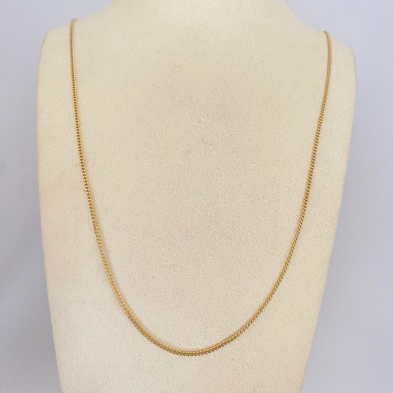 Cadena It mini cubana Oro amarillo 18k 2,25 Gr / 1,35 mm / 60 Cm