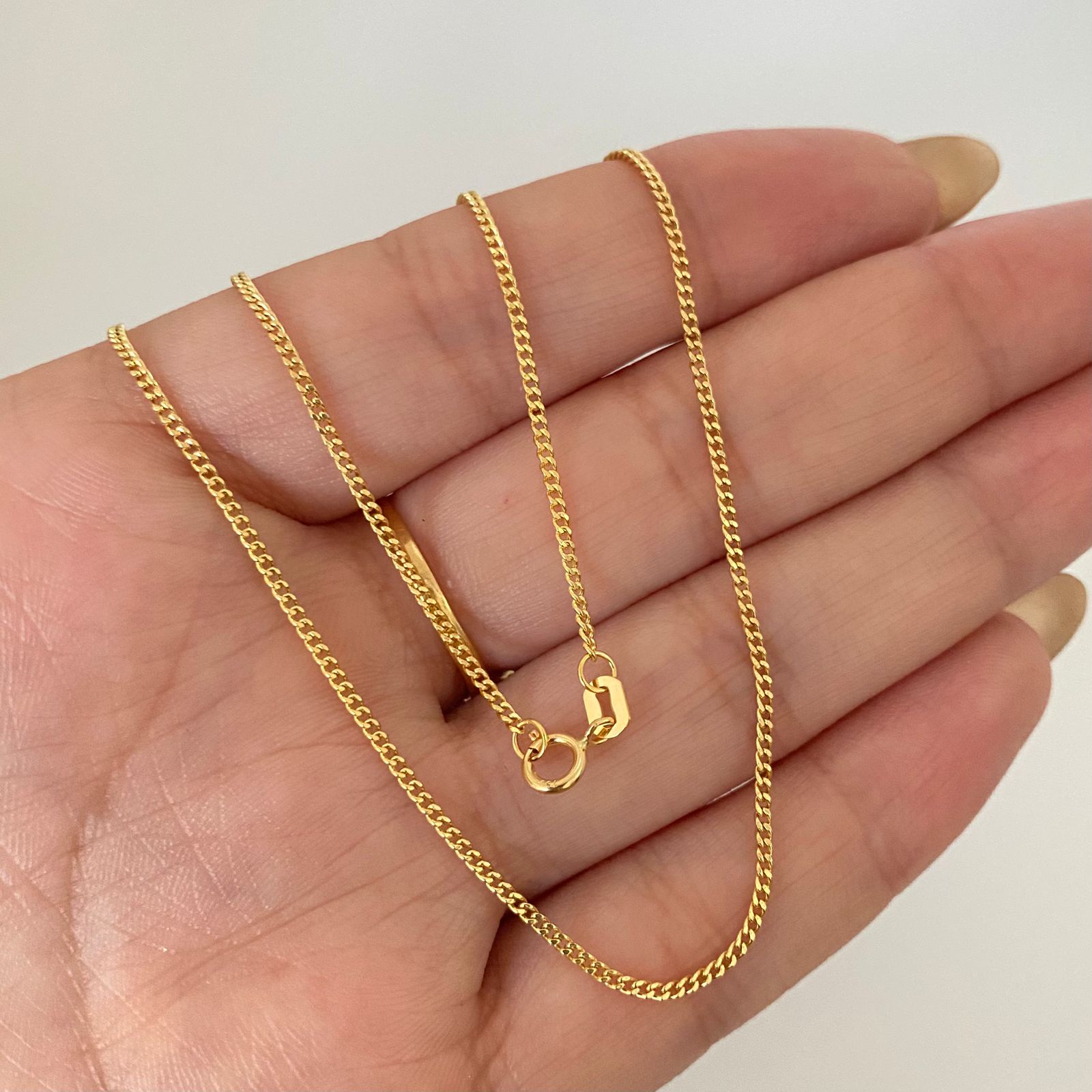 Cadena It mini cubana Oro amarillo 18k 2,25 Gr / 1,35 mm / 60 Cm