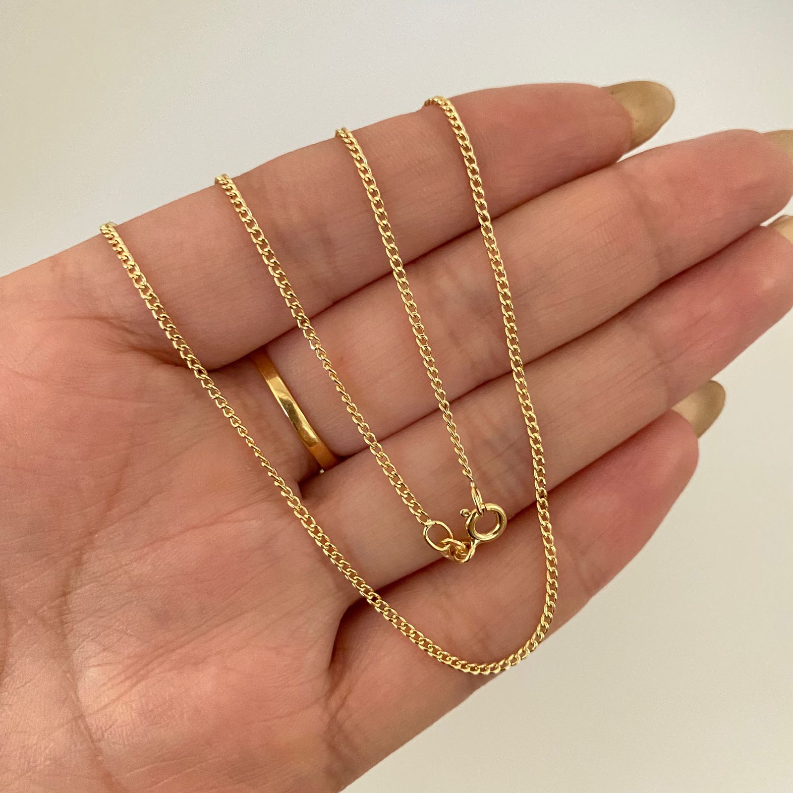 Cadena It mini cubana Oro amarillo 18k 1,45 Gr / 1,45 mm / 45 Cm