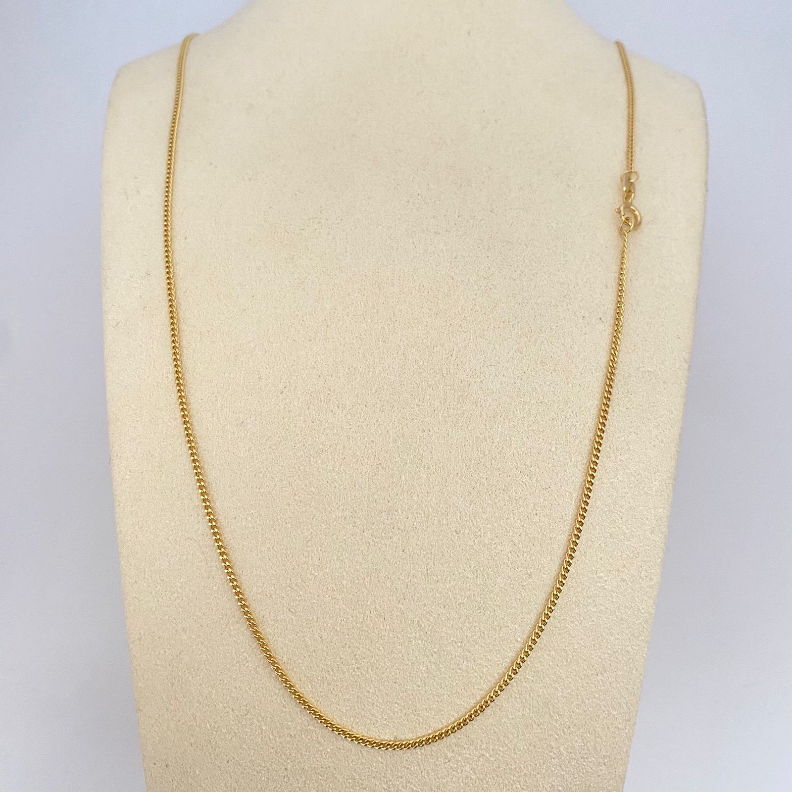 Cadena It mini cubana Oro amarillo 18k 1,9 Gr / 1,35 mm / 50 Cm