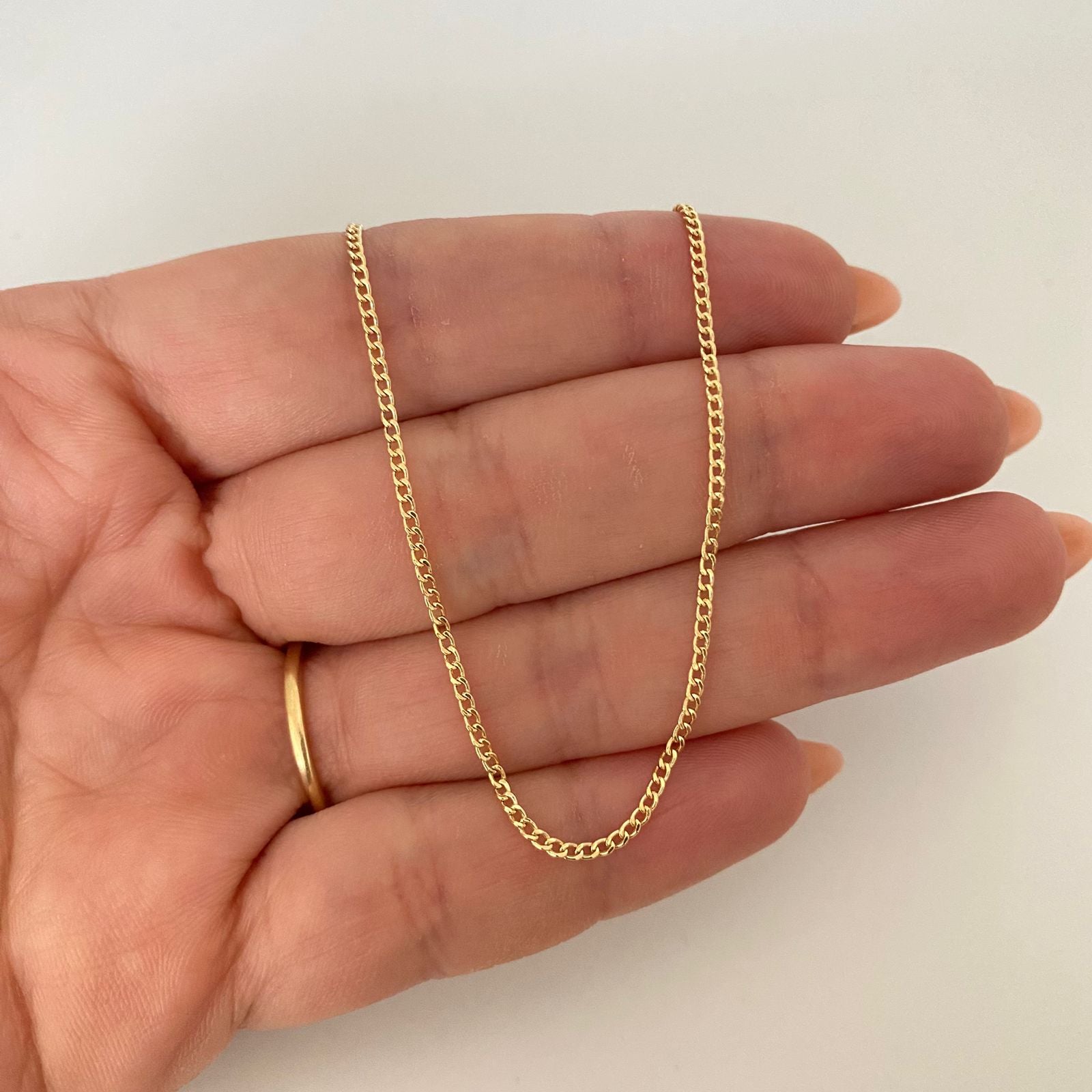 Cadena It cubana Oro amarillo 18k 2,2 Gr / 1,85 mm / 45 Cm