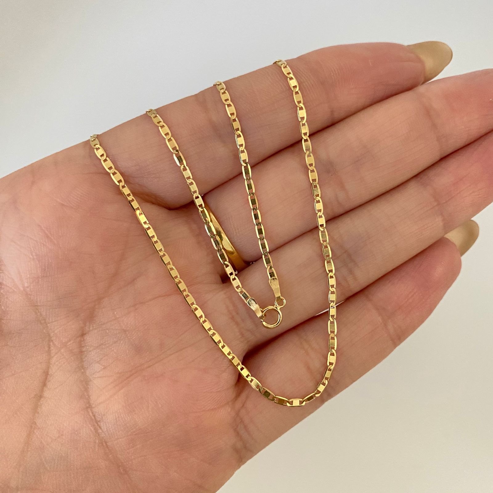 Cadena It plana Oro amarillo 18k 2,05 Gr / 1,5 mm / 45 Cm