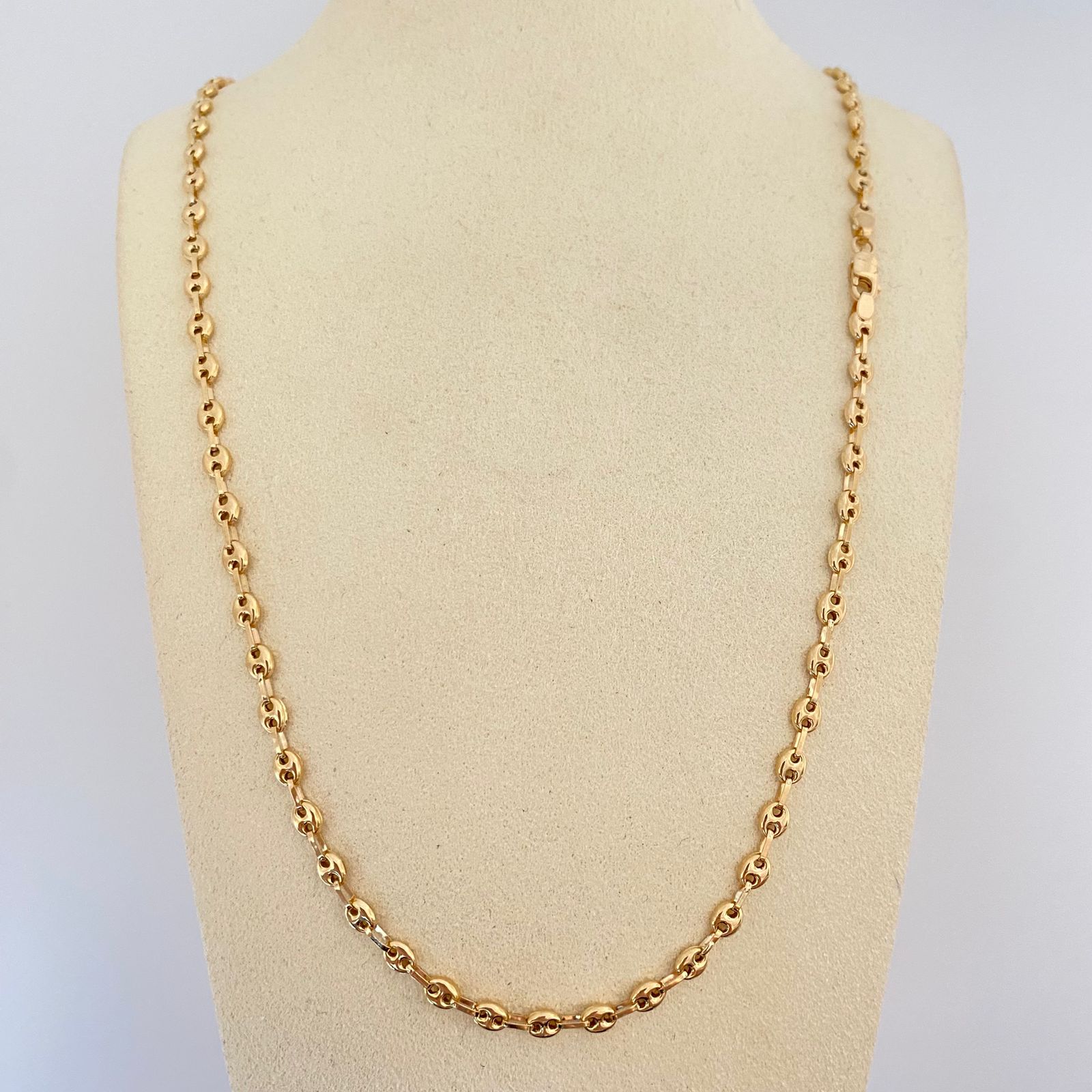 Cadena baby gc Oro amarillo 18k 4,85 Gr / 3,3 mm / 50 Cm Broche 0,40