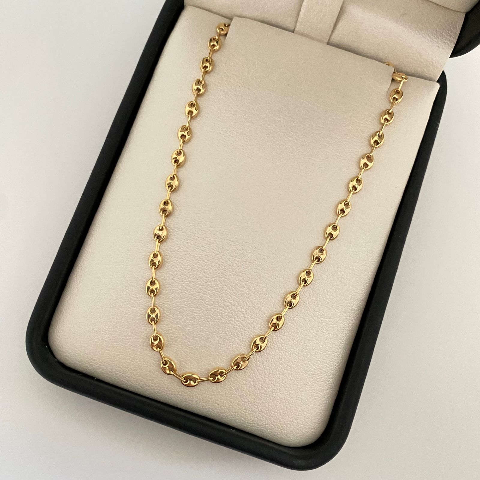 Tobillera baby gc Oro amarillo 18k 2,95 Gr / 3,2 mm / 25 Cm Broche 0,40