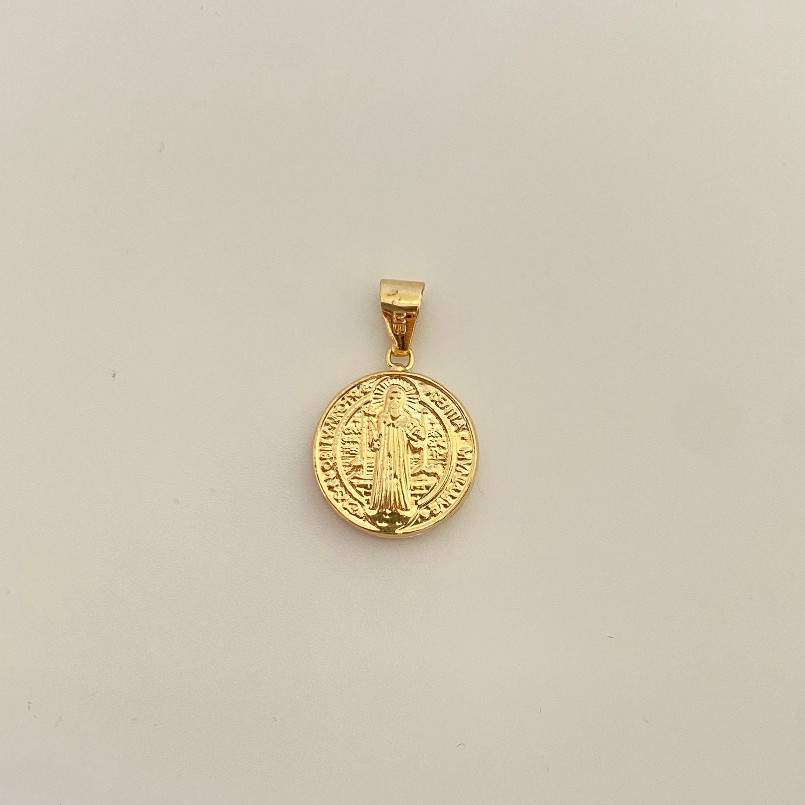 Dije san benito Oro amarillo 18k 1,2 Gr / 2,6 Cm
