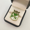 Dije pin atletico nacional (POR FABRICACION) Oro amarillo 18k 10,9 Gr / 4,0 Cm