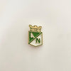 Dije pin atletico nacional (POR FABRICACION) Oro amarillo 18k 10,9 Gr / 4,0 Cm