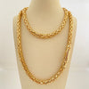 Cadena bizantine (POR FABRICACION) Oro amarillo 18k 160 Gr / 60 Cm