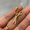 Dije tijera lisa (POR FABRICACION) Oro amarillo 18k 3,05 Gr / 3,0 Cm