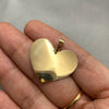 Dije corazon liso (POR FABRICACION) Oro amarillo 18k 3,7 Gr / 3,0 Cm