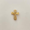 Dije cruz entorchada casting Oro amarillo 18k 2,6 Gr / 2,5 Cm
