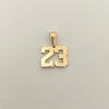 Dije 23 (POR FABRICACIÓN) Oro amarillo 18k 3,70 Gr / 1,5 Cm