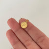 Dije letra F Oro amarillo 18k 0,75 Gr / 2,0 Cm