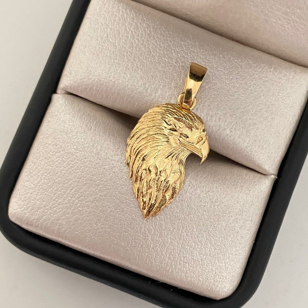 Dije aguila (POR FABRICACIÓN) Oro amarillo 18k 4,70 Gr / 3,0 Cm