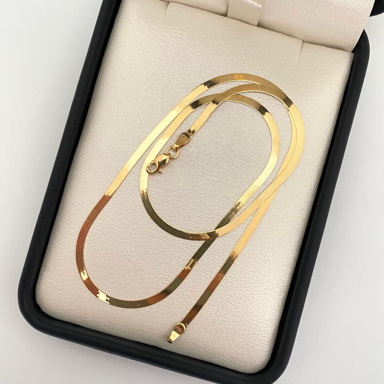 Cadena It espejo Oro amarillo 18k +2 / 2,95 Gr / 2,1 mm / 45 Cm