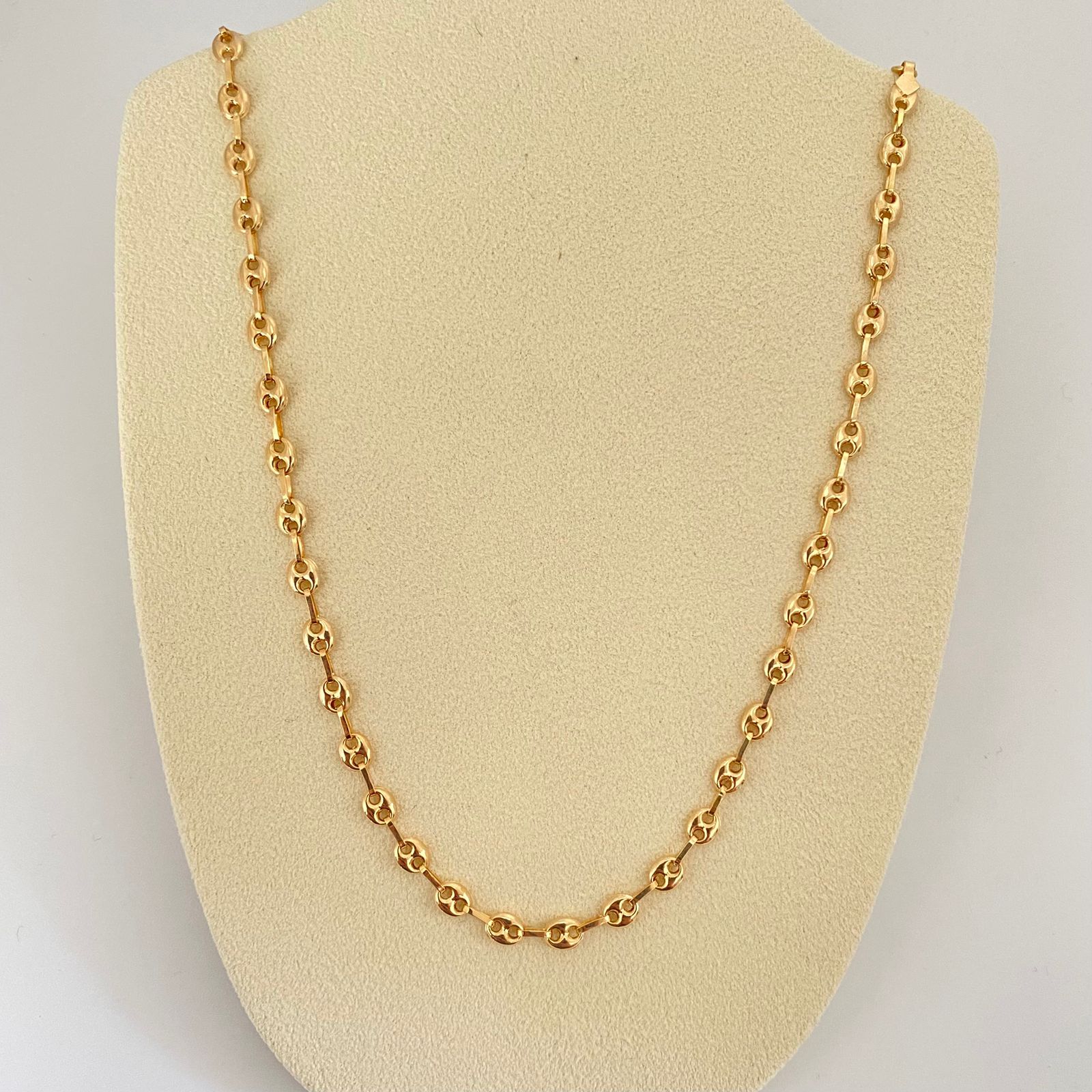 Cadena gc Oro amarillo 18k 6,14 Gr / 4 mm / 46 Cm Broche 0,60