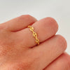 Anillo gc Oro amarillo 18k / Talla 2 1/2 / 0,55 Gr