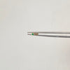 Piercing esmeralda  Oro amarillo 18k 0,15 Gr / 2,5 mm