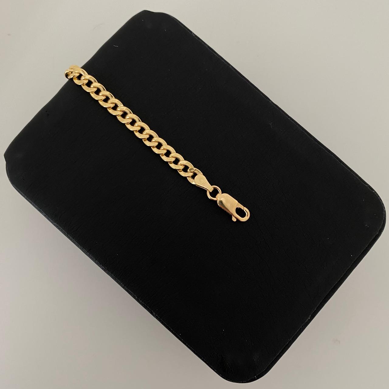 Pulso It cubano Oro amarillo 18k +1 / 5,0 Gr / 4,5 mm / 18,7 Cm