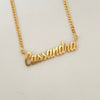 Herraje nombre (POR FABRICACION)  Oro amarillo 18k 4,65 Gr / 4 Cm