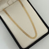 Cadena It china espejo doble carril Oro amarillo 18k +1 / 4,8 Gr / 3 mm / 50 Cm
